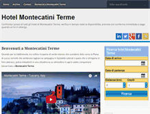 Tablet Screenshot of hotelmontecatiniterme.org